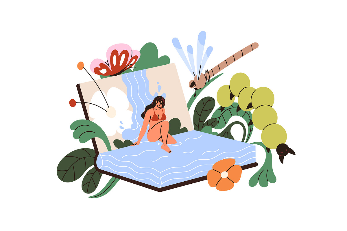 Fantasy books concepts set, a Person Illustration by PaperTrident (Photo 9 of 9)