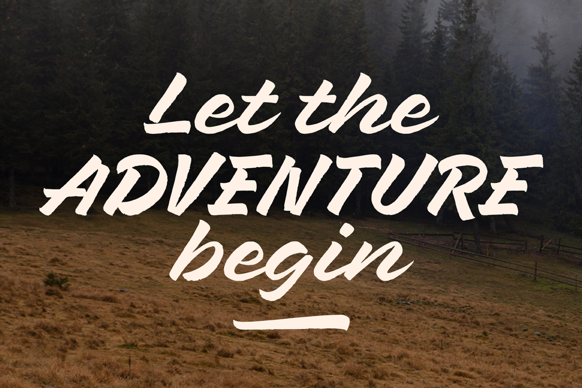 Mixed Tape Rough Font Duo (50% off) preview 3