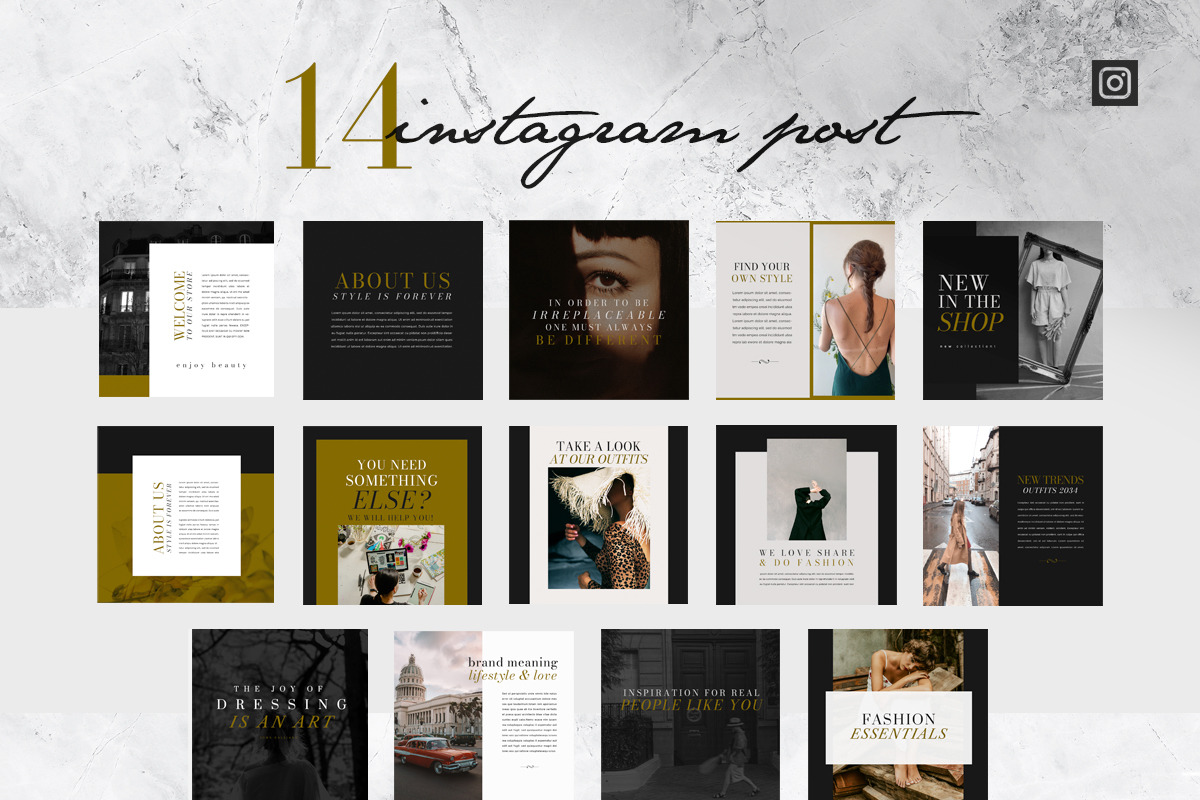 Fashion - Instagram Post Pack, a Social Media Template by Touringxx Creative Studio (Photo 2 of 9)