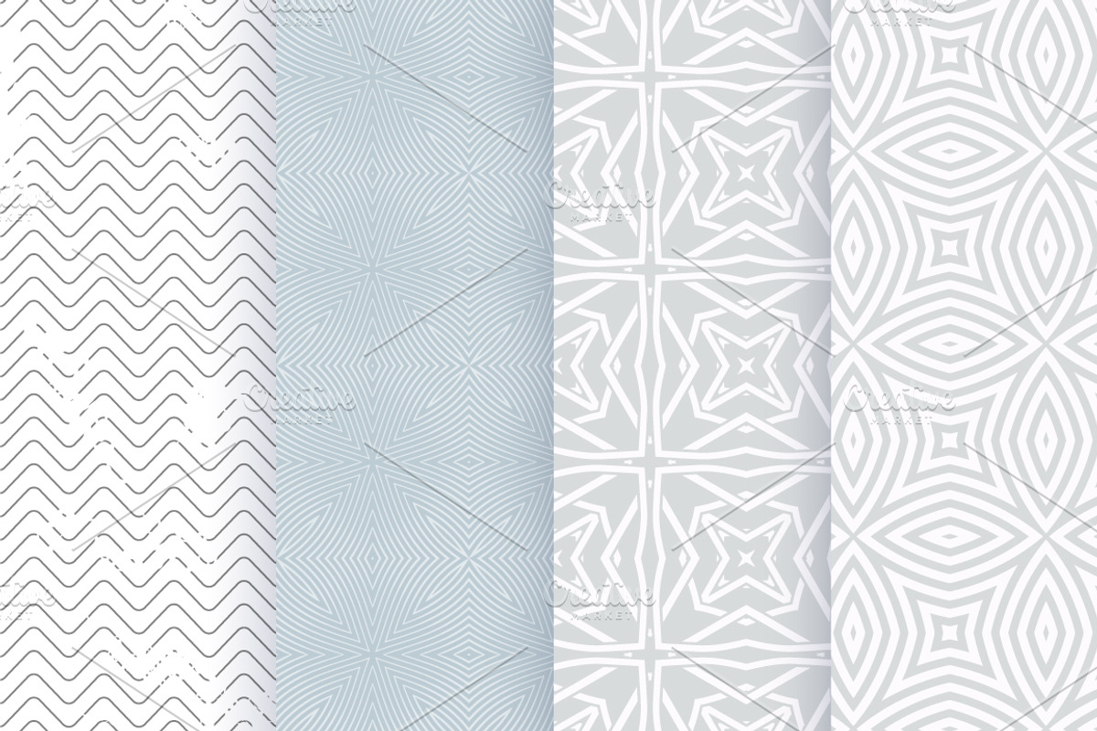 100 geometric seamless patterns, a Pattern Graphic by maximmmmum (Photo 9 of 17)