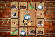 Watercolor Coffee Element, a Food Illustration by Graphobia (Thumbnail 9 of 10)