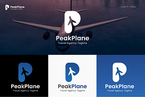 Plane Travel Agency - P logo