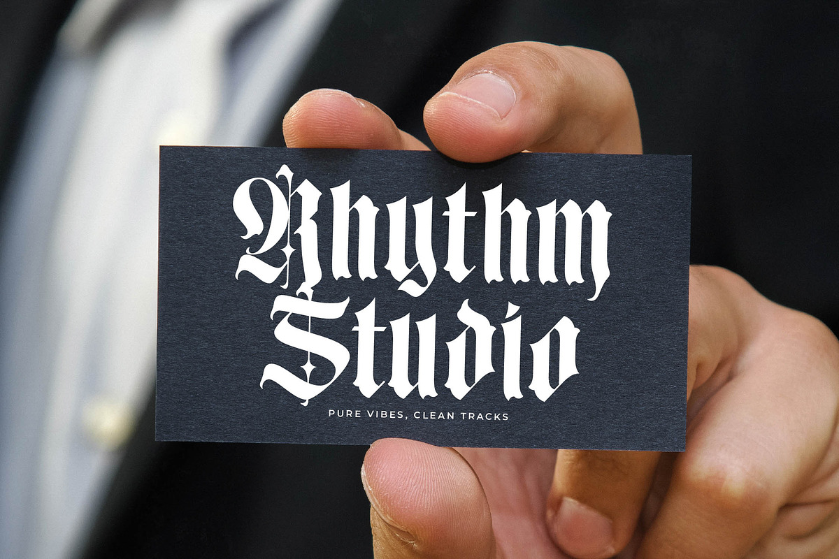 Mooltens Modern Blackletter Font, a Blackletter Font by timelesstype.co (Photo 15 of 20)