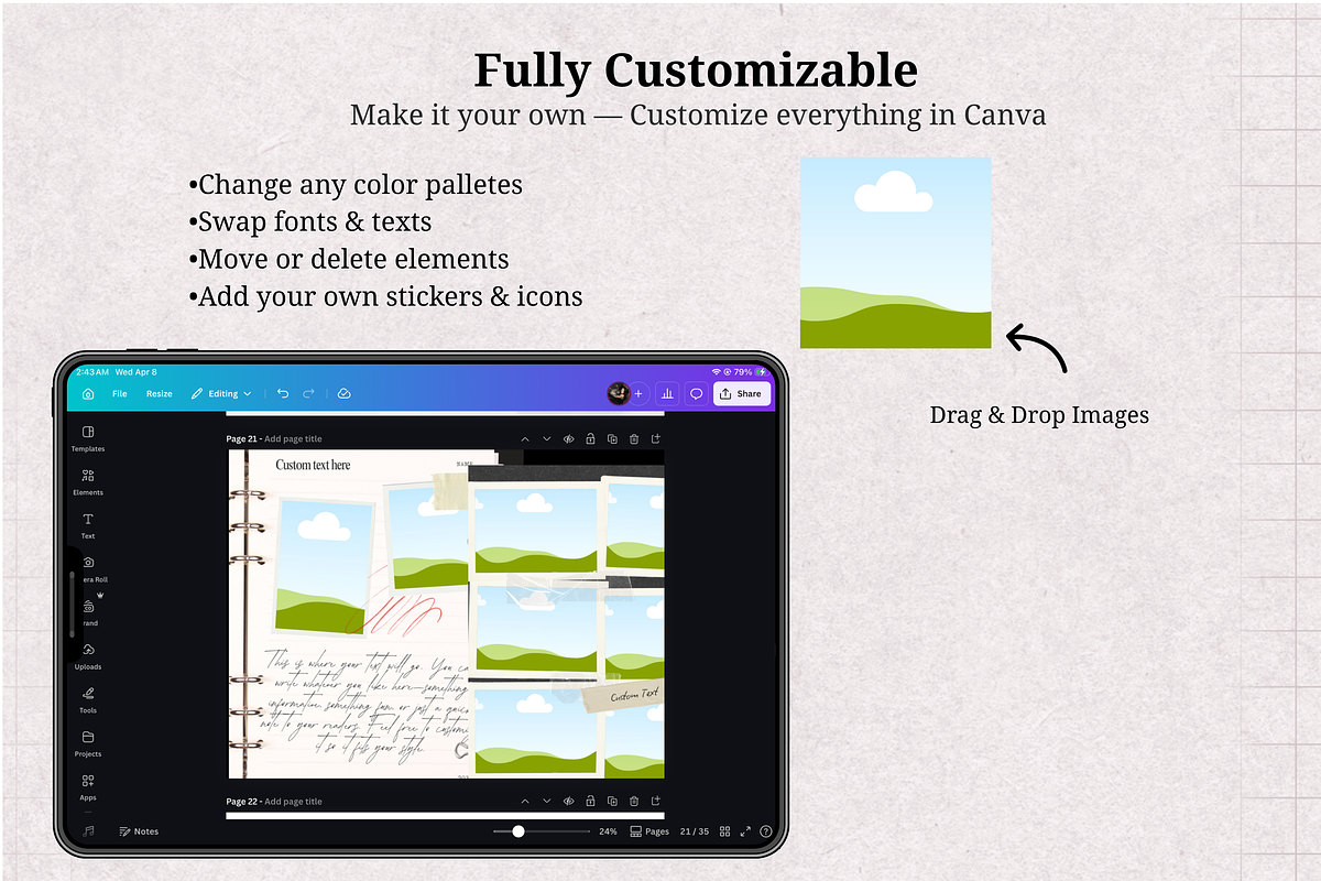 30 Instagram Post Canva Templates, a Social Media Template by Wicked Creative (Photo 19 of 19)