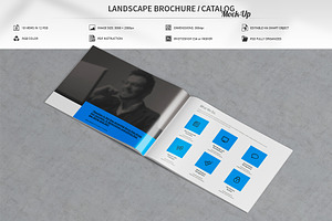 Landscape Brochure / Catalog Mock-Up