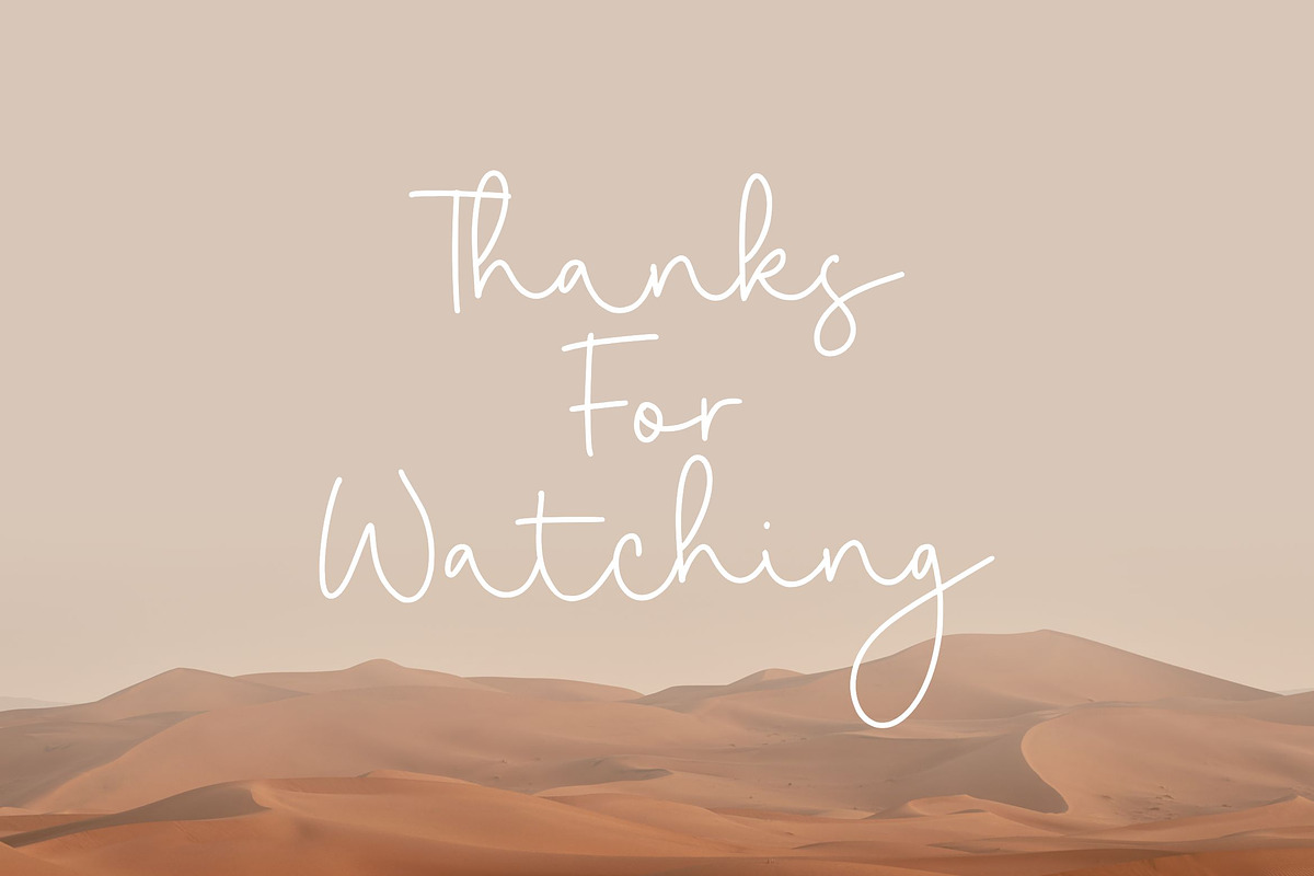 Goldwind - Casual Monoline Font, a Script Font by Letterative Studio (Photo 7 of 7)