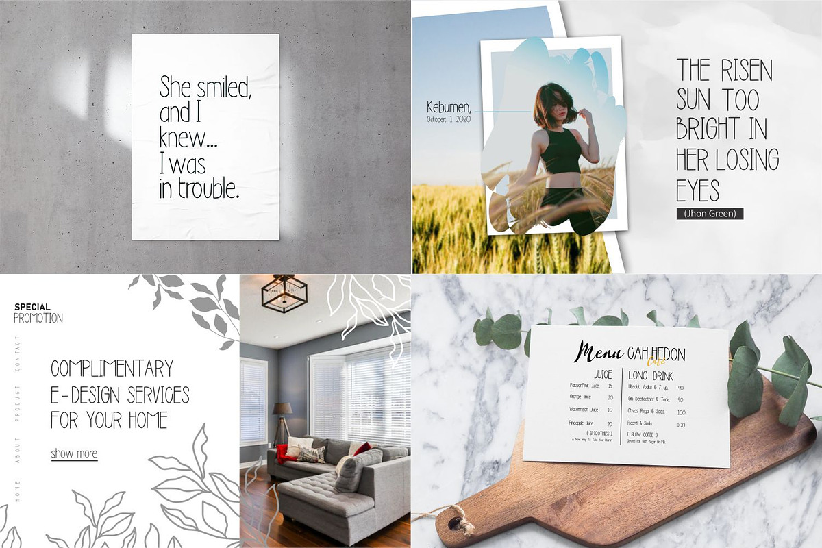 All In One | 50 Fonts Collection, a Script Font by Allouse Studio (Photo 20 of 30)