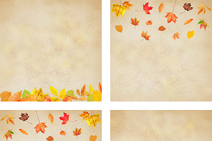 Watercolor Fall Digital Paper