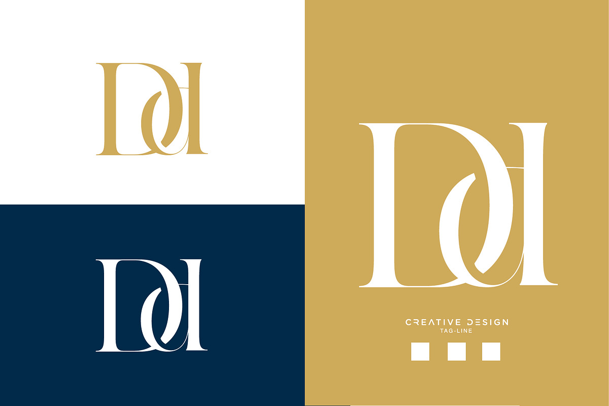 DD or D logo monogram, a Branding & Logo Template by design_proleague