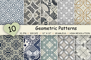 Geometric Patterns Bundle, Seamless, a Pattern Graphic by FloridPrintables (Thumbnail 1 of 7)