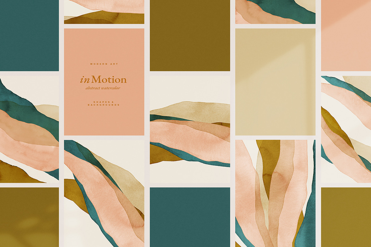 Hand-Painted Abstract Watercolor, a Texture Graphic by Basia Stryjecka (Photo 23 of 28)