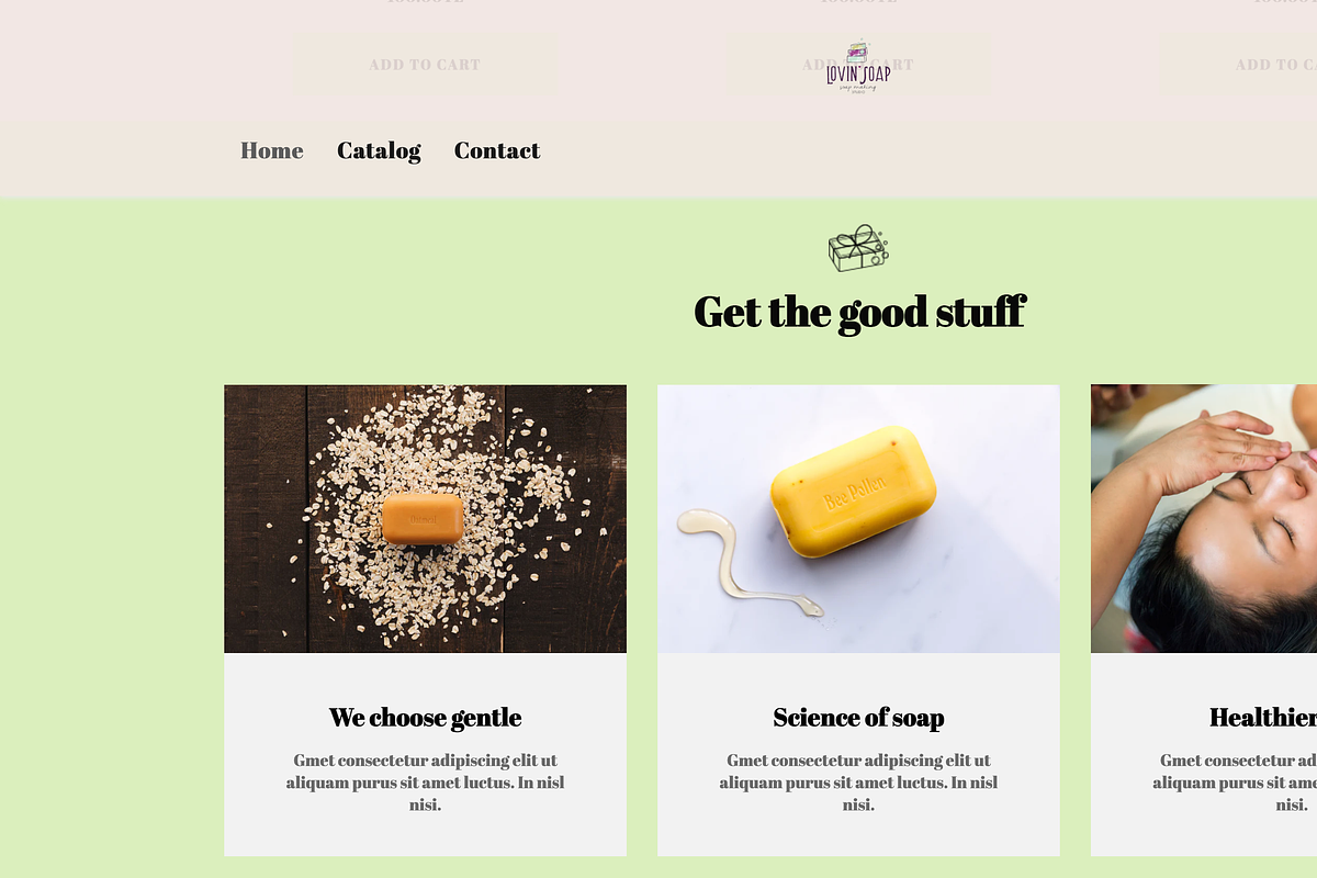 Shopify Soap Theme Light Green, a Templates & Theme by Exclusive Themes (Photo 2 of 10)