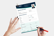 Modern Registration Form, a Stationery Template by iDoodle Studio (Thumbnail 3 of 6)