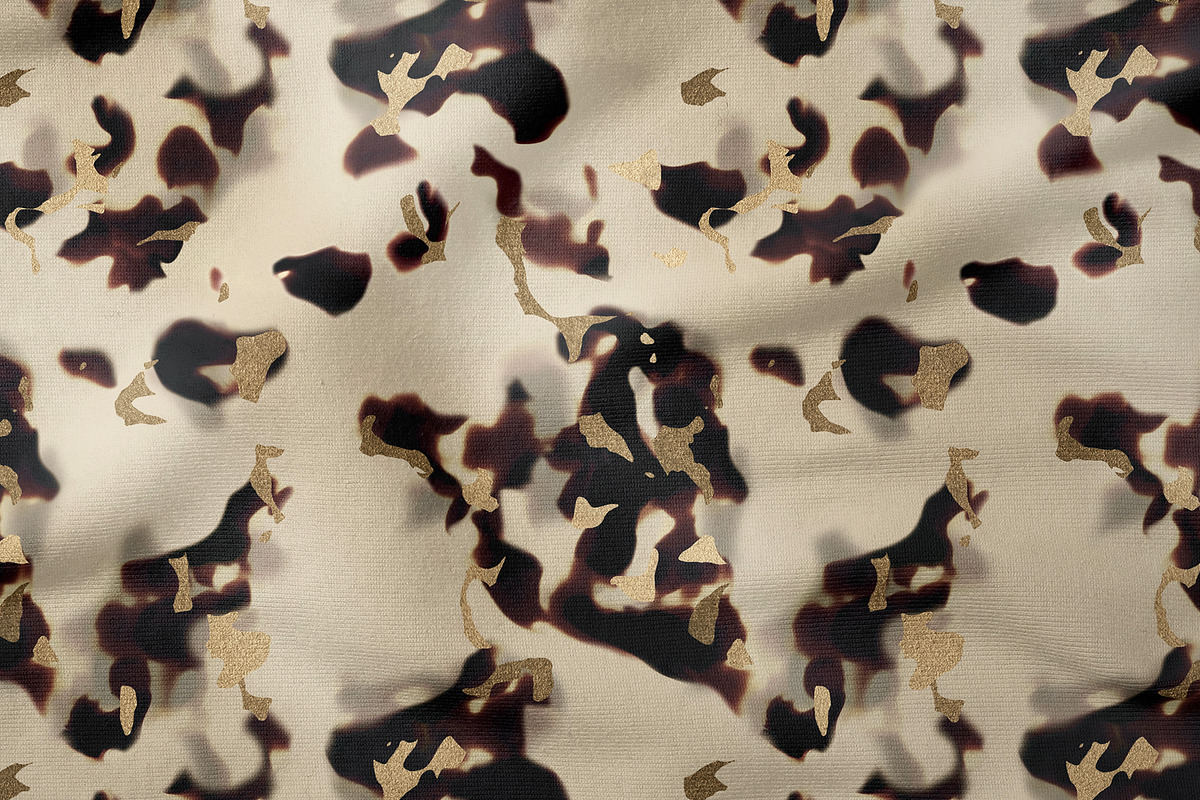 Ivory Tortoiseshell Gold Pattern, a Pattern Graphic by Leysa Flores (Photo 6 of 9)