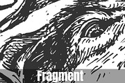Wild wolf howling engraved portrait, a Background Graphic by CatMadePattern (Thumbnail 2 of 2)