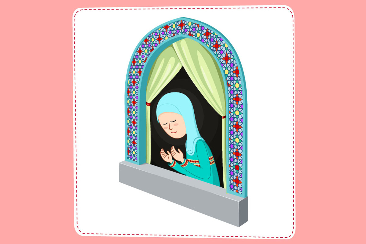 Little Girl Praying, an Illustration by 611 Studio (Photo 4 of 5)