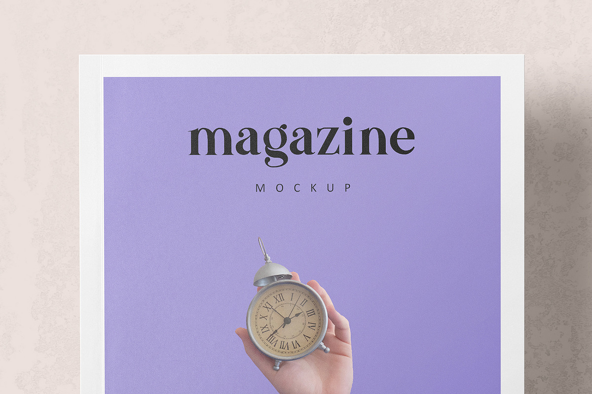 Magazine Cover Mockup, a Product Mockup by DesignNeutrons (Photo 5 of 6)
