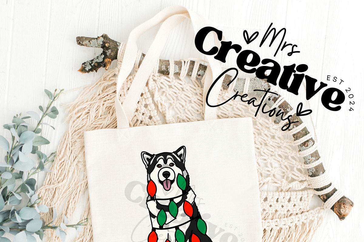Christmas Dog Bundle Clipart, a Graphic by Mrs. Creative Creations (Photo 5 of 8)