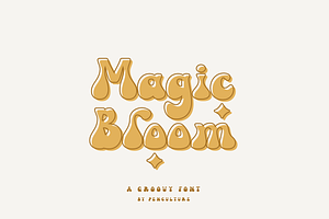 Magic Bloom - A Groovy Font