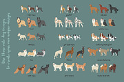 Big collection of 180dog silhouettes, an Animal Illustration by Siriliadka Dreams (Thumbnail 3 of 8)