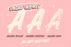 MILKBAR BRUSH Font