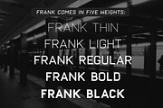 Frank - Display sans with 20 fonts, a Sans Serif Font by Great Scott! (Thumbnail 3 of 8)
