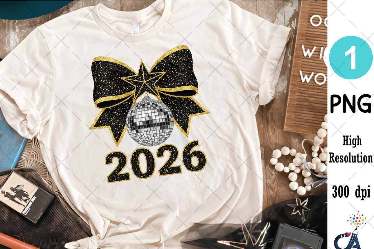 New Year Coquette 2026 PNG, an Illustration by Creative Art (Photo 3 of 5)