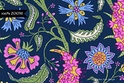 Vintage Jacobean Chintz Patterns, a Pattern Graphic by Rose Design (Thumbnail 8 of 8)