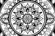 Floral Mandala Vector Bundle, an Illustration by jahid234 (Thumbnail 3 of 7)