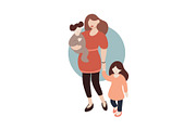 Modern Women Lifestyle – Flat Vector, an Illustration by uStickery (Thumbnail 6 of 6)