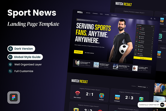 MSN - Sport News Landing Page preview 5