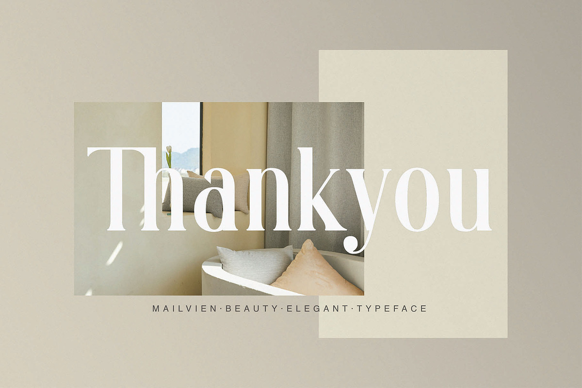 Mailvien - Modern Ligature Typeface, a Serif Font by BrandSemut (Photo 10 of 10)