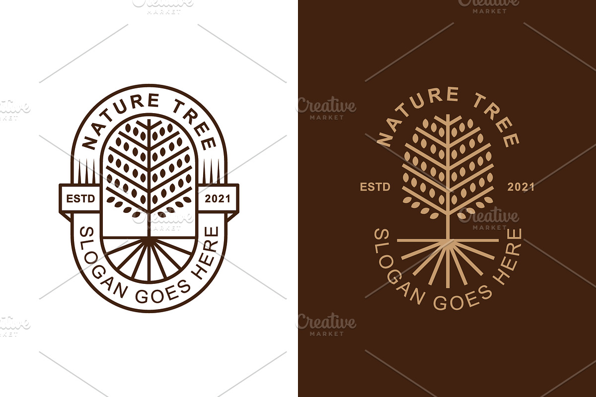 nature tree of life logo design, a Branding & Logo Template by Agung_cs