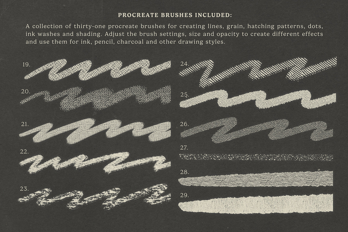 The Inktober Challenge Procreate Kit, a Brush Add-On by Digi Life (Photo 6 of 9)