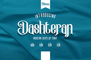 Dashteran, a Script Font by almazstudio