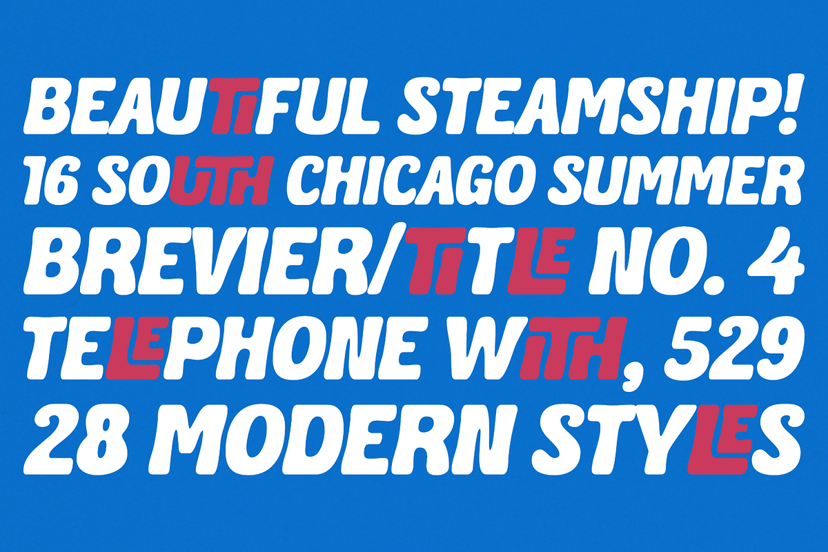 Coastline - A Bold Display Font, a Handwritten Font by Ainun Jinan (Photo 3 of 12)