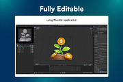 20 Finance 3D Icon Set, an Object 3D Model by Bilicube Studio (Thumbnail 3 of 6)
