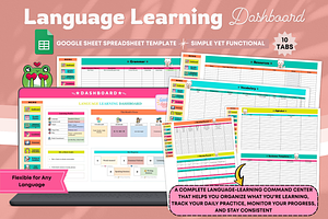 Language Learning Dashboard