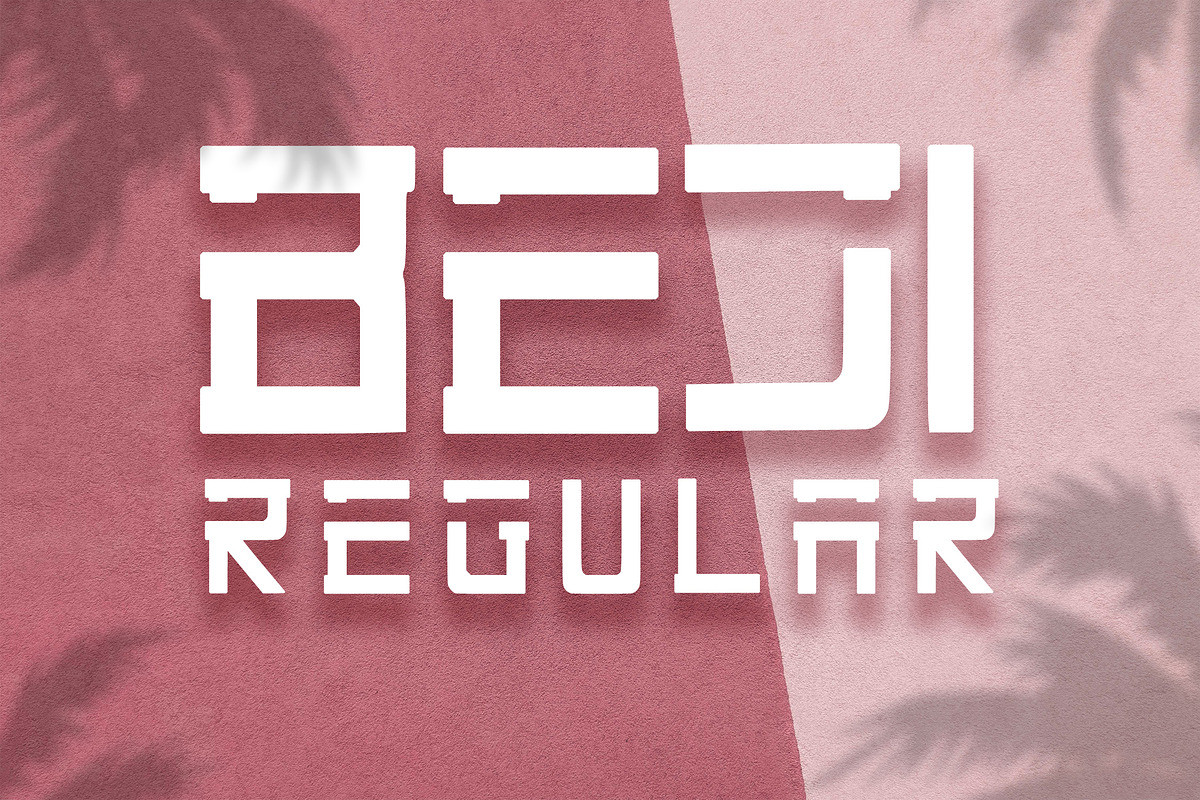 Beji Regular - Japan Style Font, a Symbol Font by NOX Labs (Photo 5 of 5)