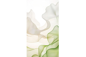 Flowing translucent fabric with soft, an Abstract Photo by Lermont51