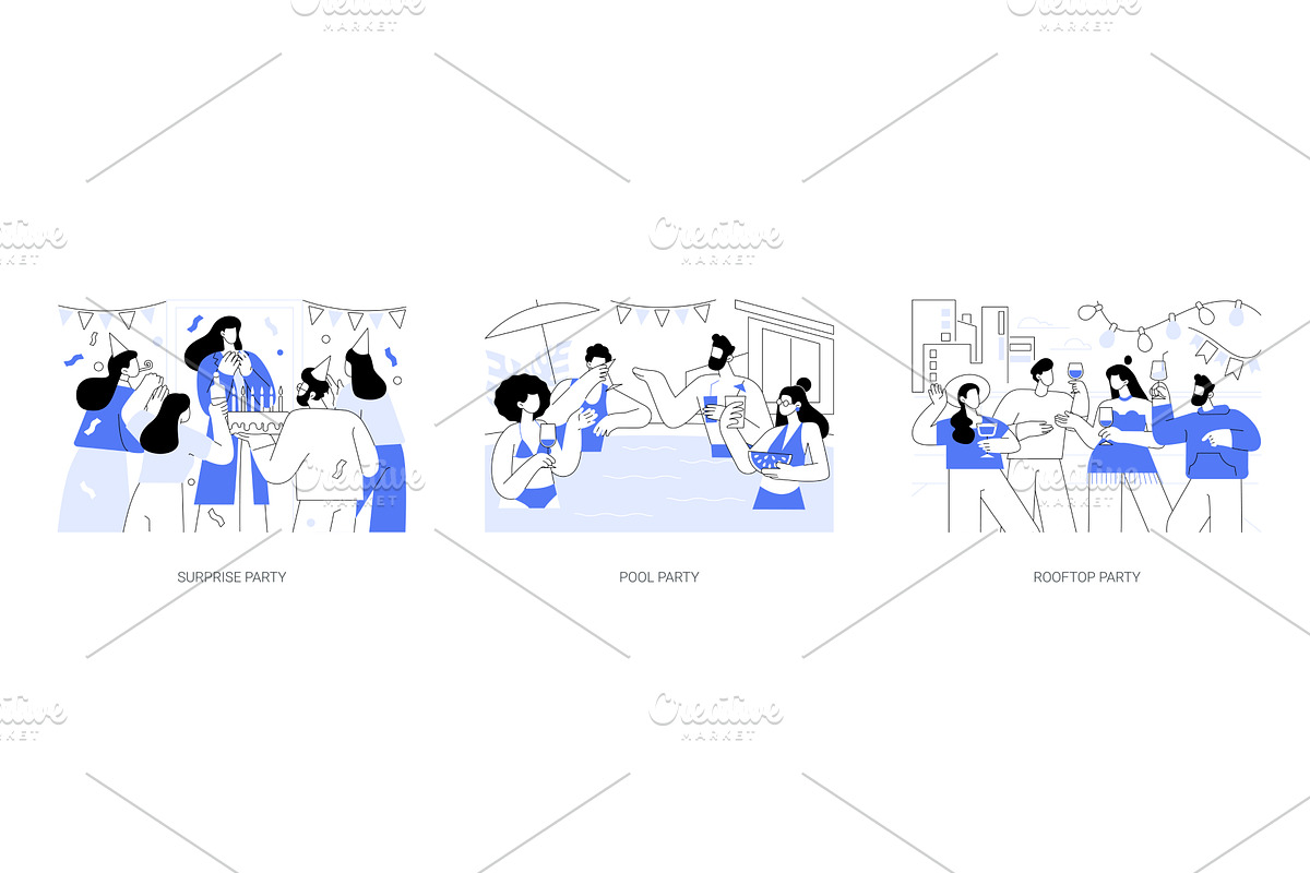 Birthday celebration isolated, a Person Illustration by Visual Generation
