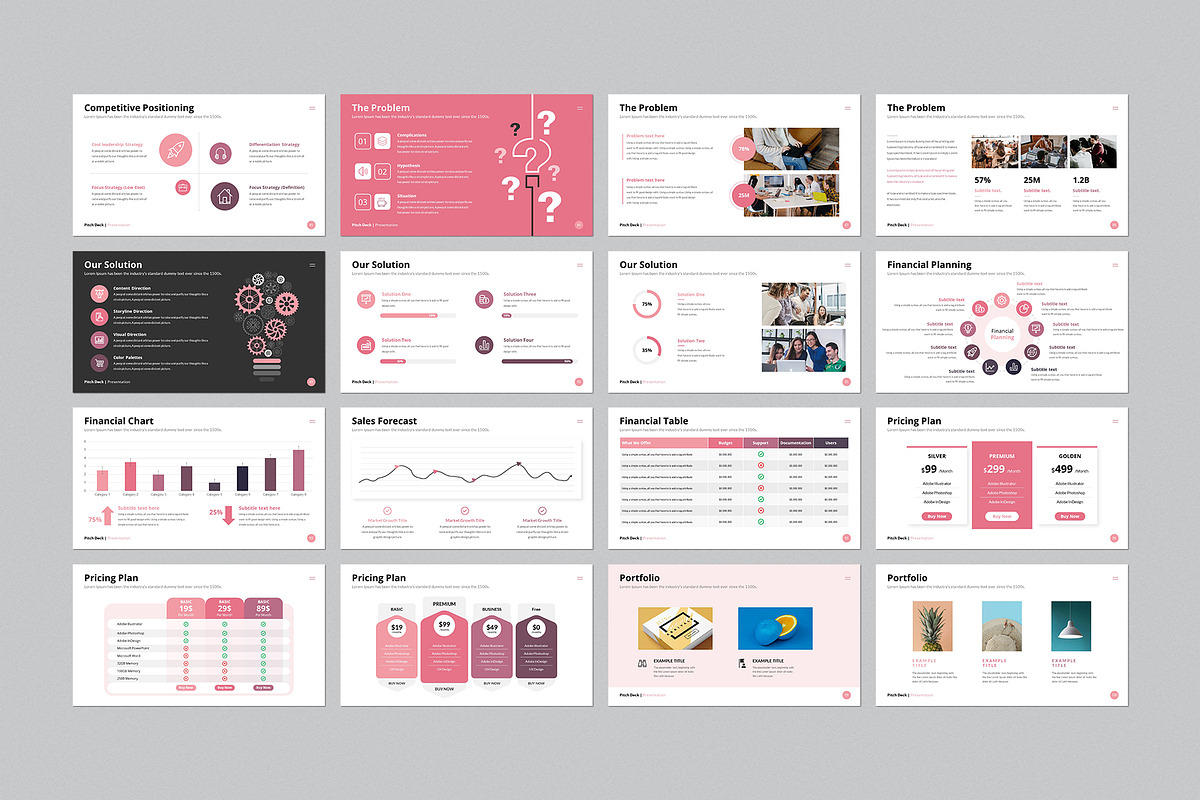 Pitch Deck Presentation Template preview 7