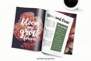 April Blossom Bold Brush Font