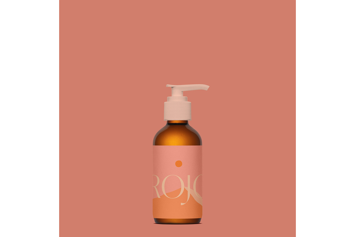 Amber Cosmetic Pump Bottle Mockup, a Cups & Container Mockup by Copal (Photo 6 of 16)