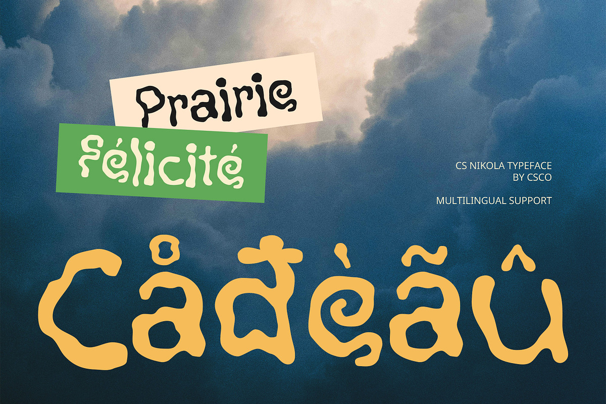 CS Nikola – Etchy Font, a Sans Serif Font by Craft Supply Co. (Photo 6 of 8)