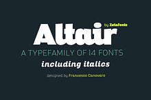 Altair - 14 Fonts