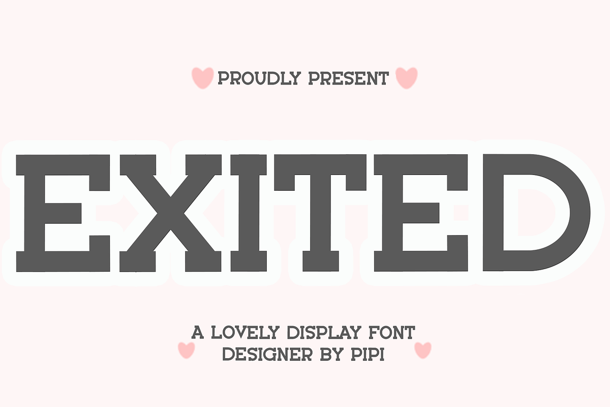 Exited, a Script Font by FreshTypeINK (Photo 1 of 8)