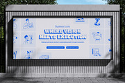 100 Business Icons, an Outline Icon by Vectors Market (Thumbnail 4 of 9)