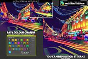 Neon Streak Action Kit, a Brushes & More by mrcharlesbrown (Thumbnail 5 of 11)