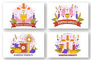 10 Corpus Christi Religious, a Seasonal Illustration by denayunebgt (Thumbnail 3 of 4)